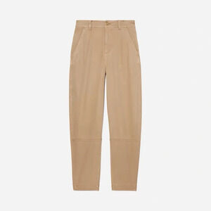 Everlane The Chino Pants in Buttersoft Dark Khaki Tencel High Rise